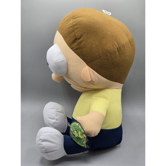 Large 15" Rick and Morty Adult Swim Morty Plush Original Toy Factory With Tag - Picture 4 of 8